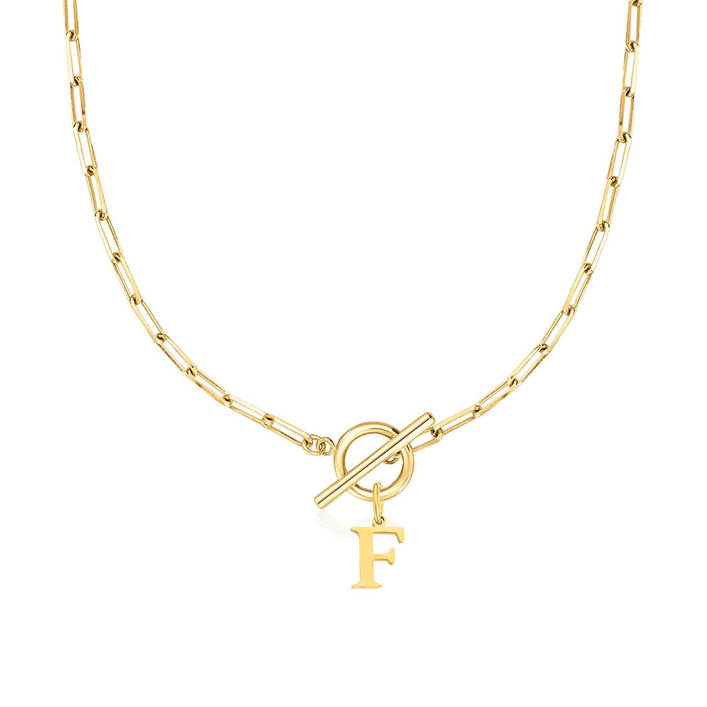 26 Letters Pendant Necklace For Women