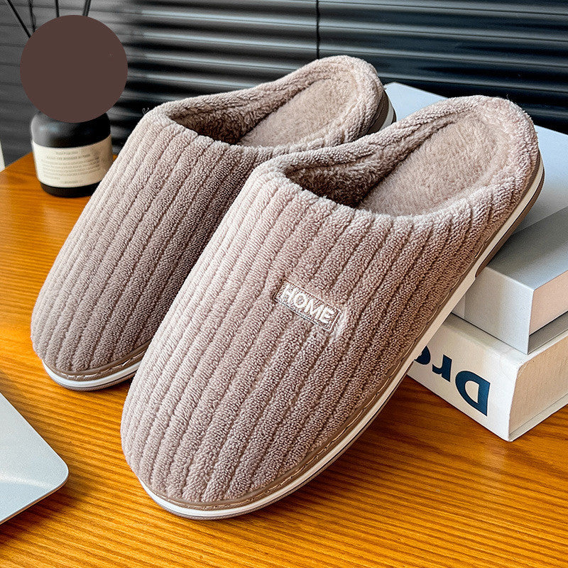 Simple Cotton Slippers Non-slip Household Slippers Indoor Women's House Shoes